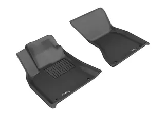 3D MAXpider Kagu 1st Row Floormat For 14-19 Porsche Macan - Black